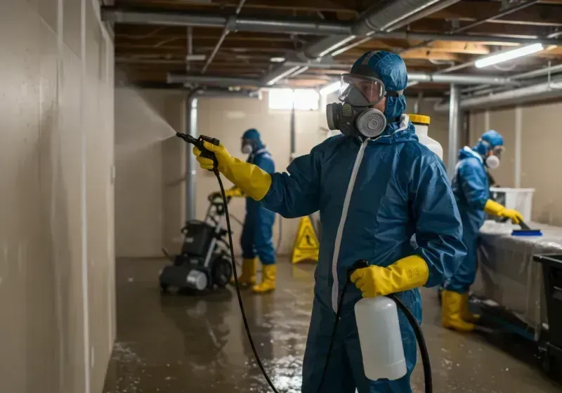 Basement Sanitization and Antimicrobial Treatment process in Ridgeland, MS